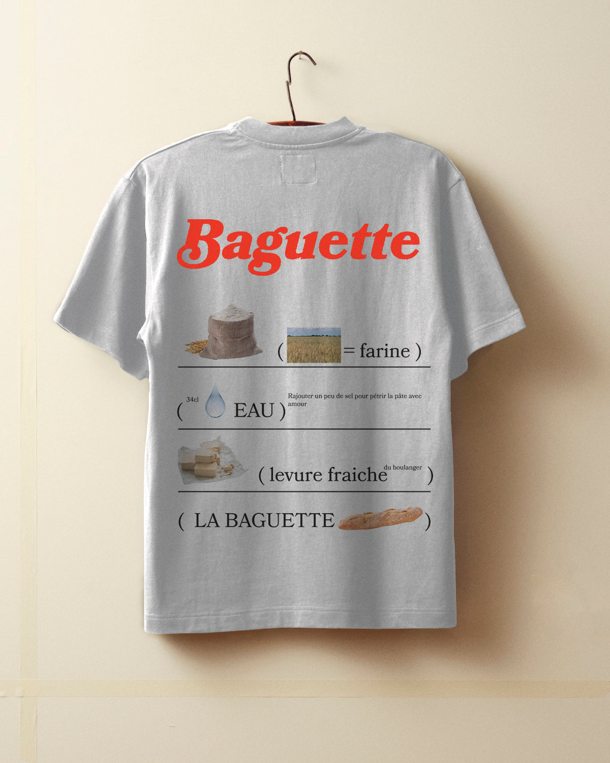 Baguette tee - Grey