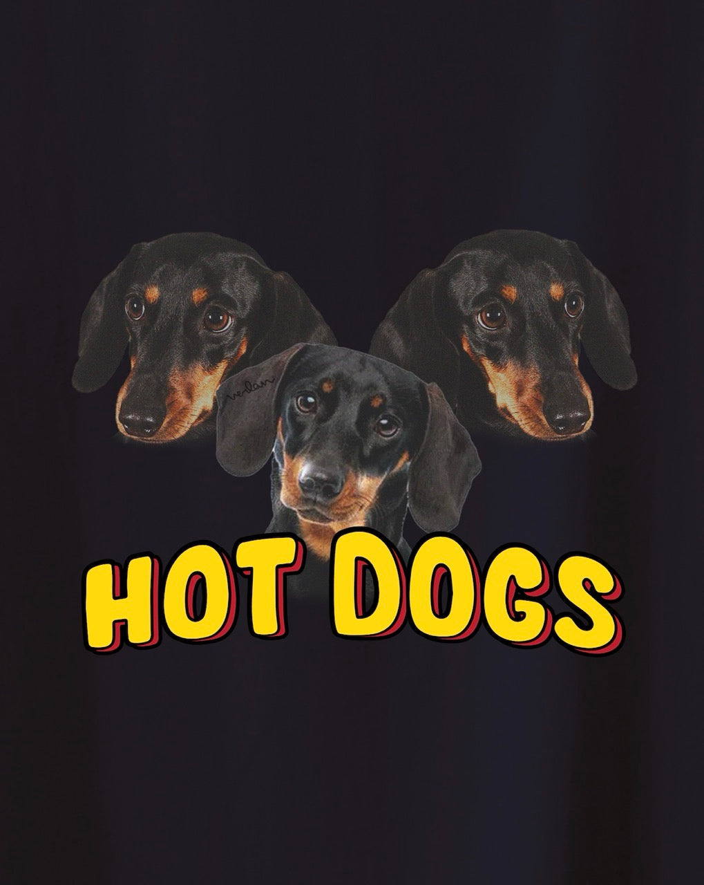 Hot Dogs tee - Navy