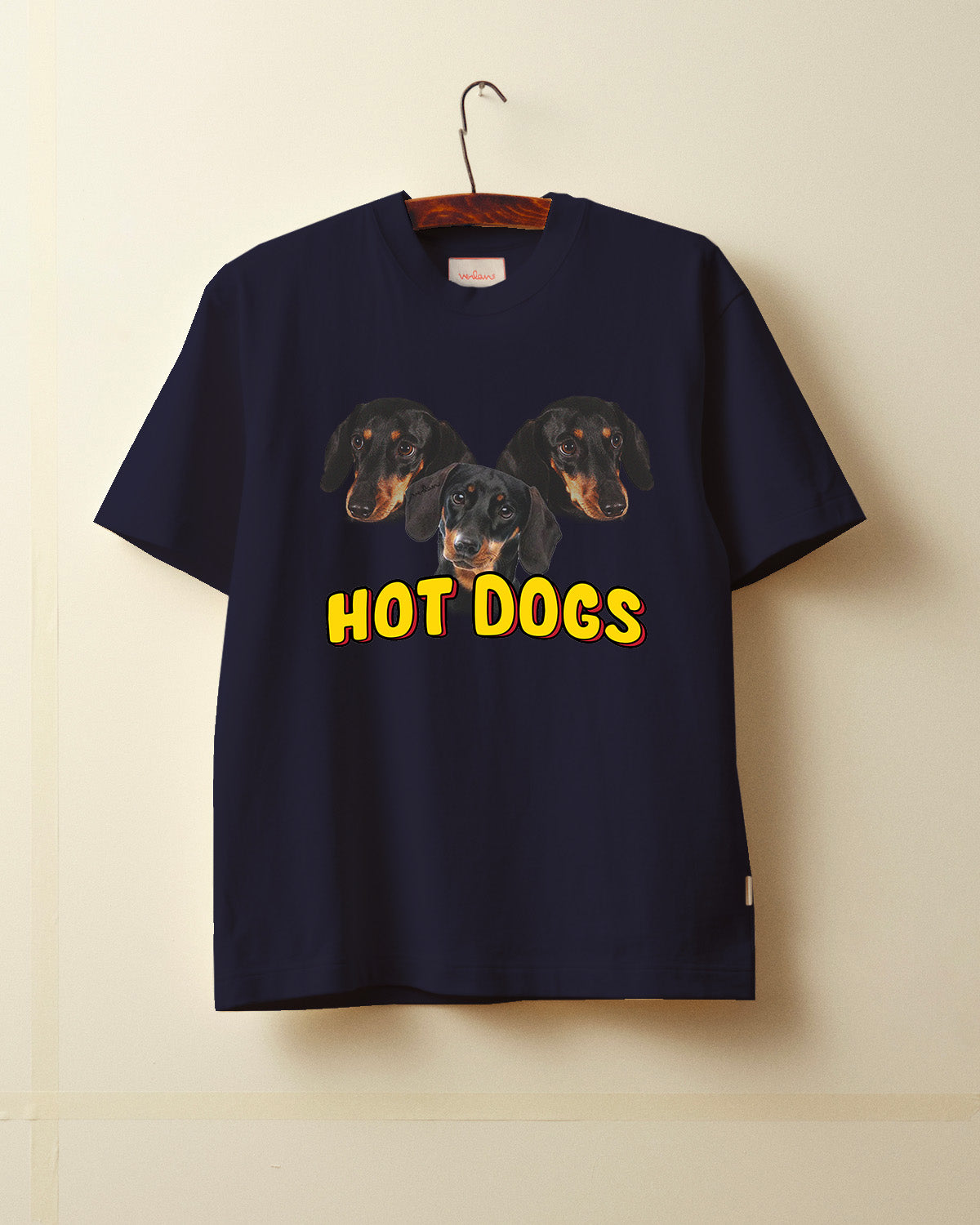 Hot Dogs tee - Navy