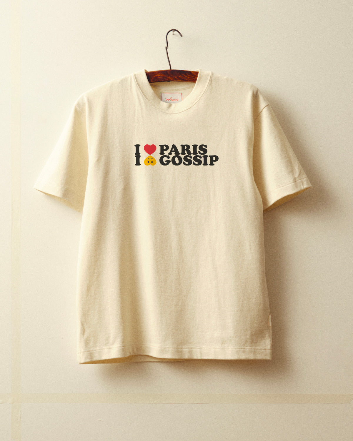 T-shirt Gossip - Blanc cassé