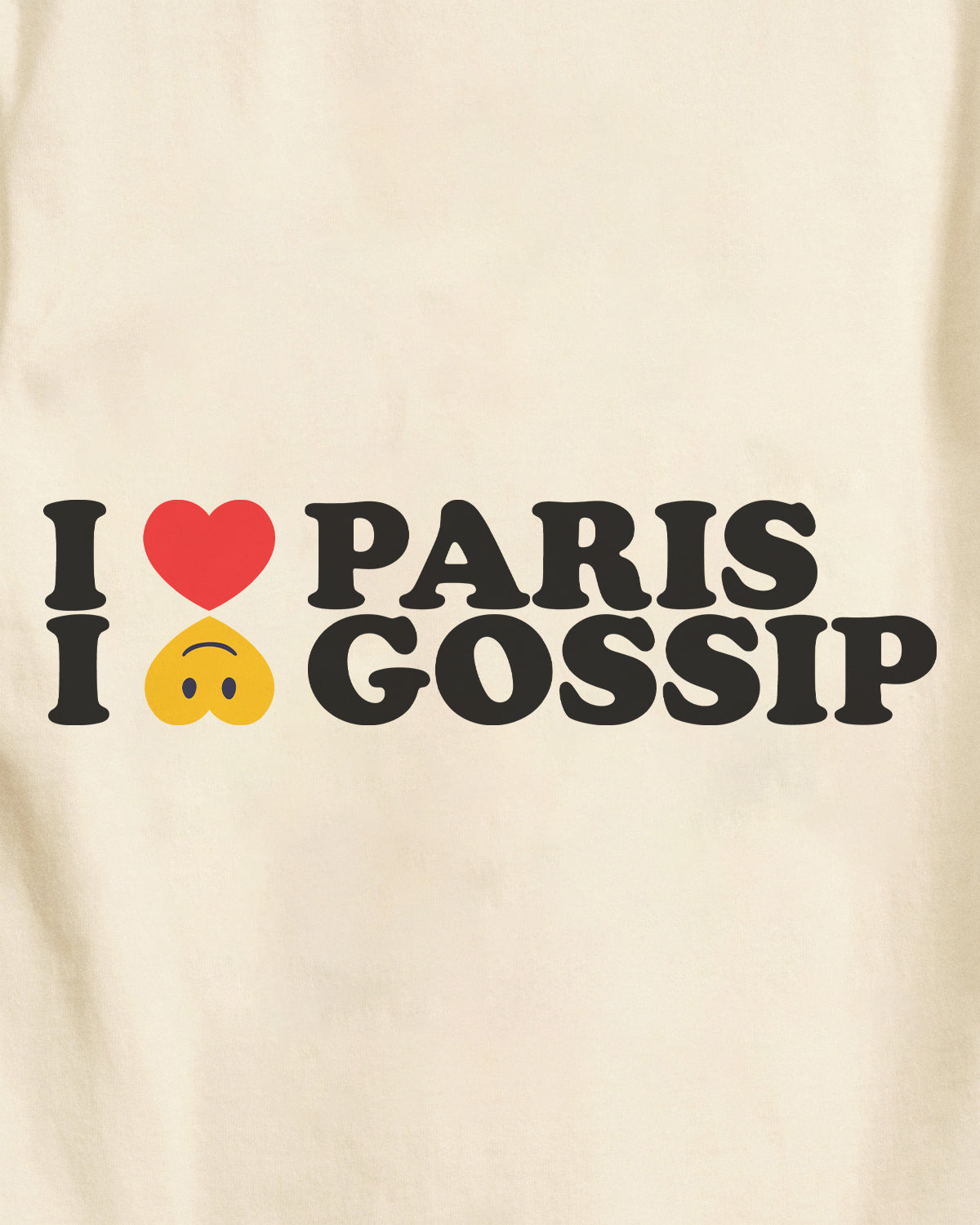 T-shirt Gossip - Blanc cassé