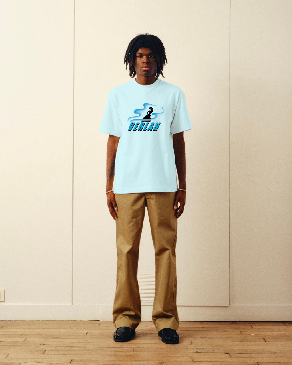 Smocking Kills tee - Light Blue